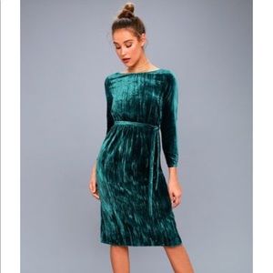 BB Dakota Emerald Midi Dress